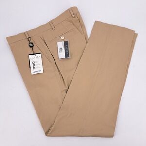 NEW Lauren Ralph Lauren Mens 38x34 Edgewood Tan UltraFlex Stretch Dress Pants